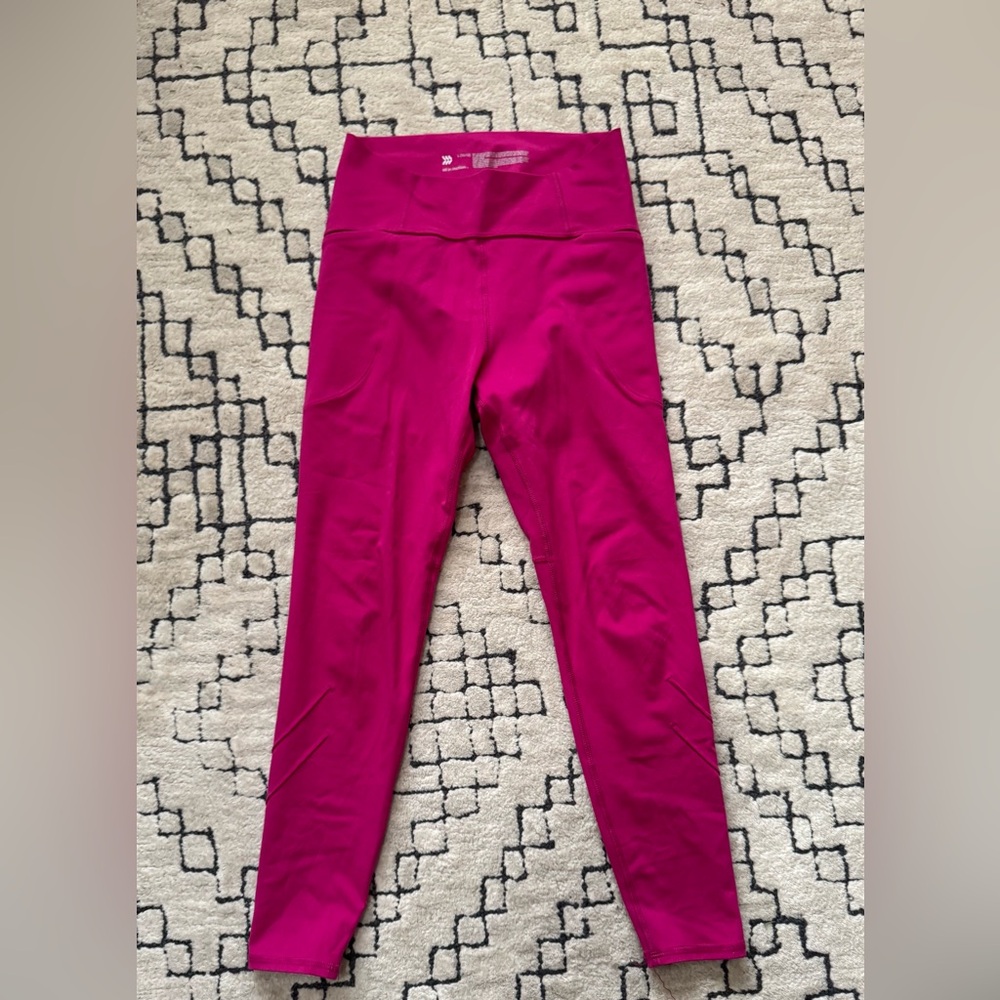All in Motion Fuchsia Active Leggings - girls L